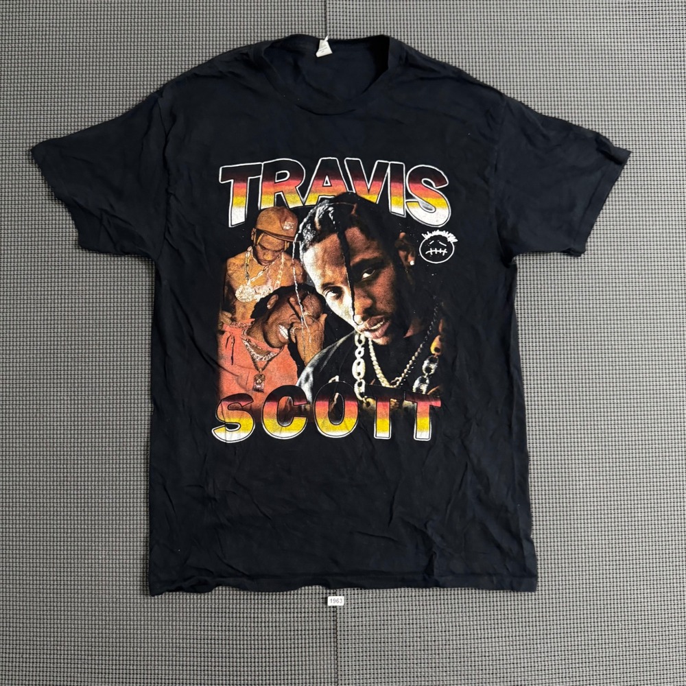 Travis Scott MetLife Stadium Circus Maximus Tour T-Shirt Black Medium 2024